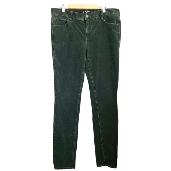 LOFT Pants - Loft olive modern skinny corduroy pants